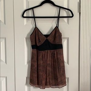 Express Tops | Cami | Color: Rose/Black | Size: XS